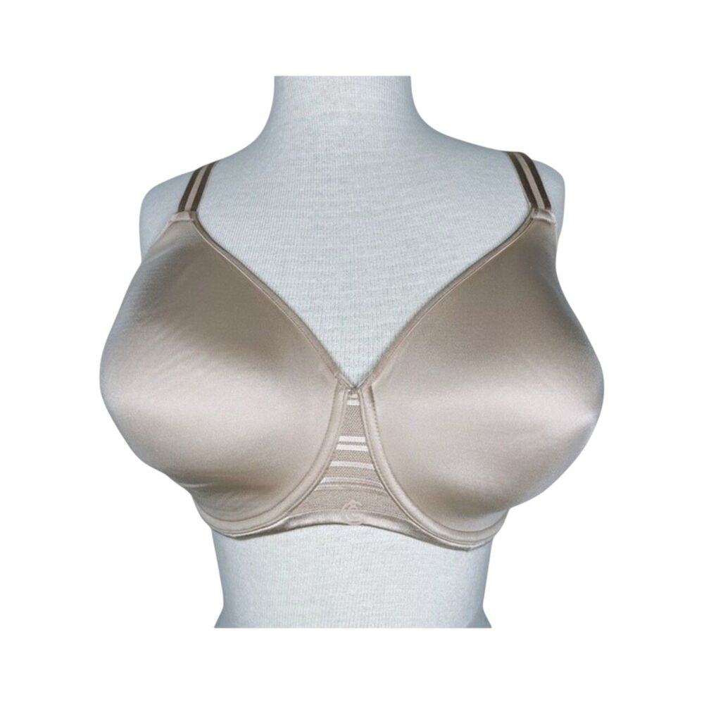 Chantelle Pure Full Coverage T-Shirt Bra sz 36G * Beige Nude Convertible Straps